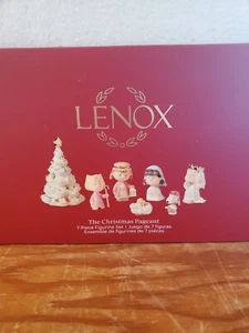 Lenox Peanuts Christmas Pageant Nativity 7 Pc Set In Box - Picture 1 of 6