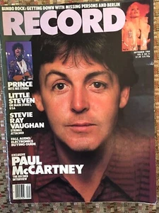 Revista Record Paul McCartney 1984 ¡Excelente Estado! - Imagen 1 de 1