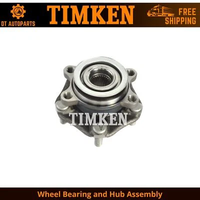 Para 2013-2017 Nissan LEAF FWD rolamento de roda e conjunto de cubo dianteiro Timken 2014 - Imagem 1 de 4