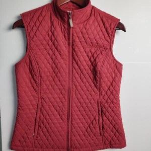 Cutter & Buck Small Womens Medium Zip Quilted Vest Red Kenworth Embroidery - Picture 1 of 11