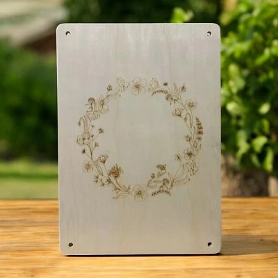 WELTBILD Holz Blumenpresse A4 – Pflanzen & Blüten schonend trocknen & konservieren