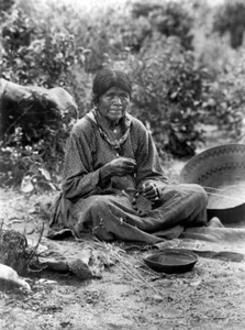 Fabricante de canastas Paiute mujer india impresión 8x10 1902 #3c04705u - Imagen 1 de 1