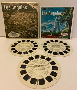 VIEW-MASTER vintage SET of 3 REELS Los Angeles California SAWYERS Packet A 181 - Picture 1 of 5