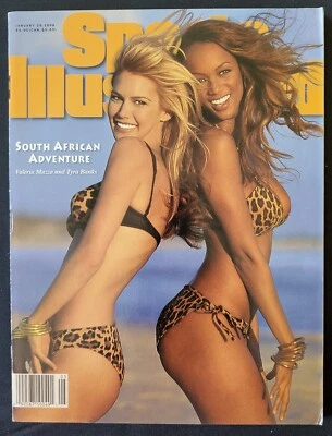 1/29/1996 Sports Illustrated Swimsuit Issue Super Bowl Preview NBA Bulls Jordan - Image 1 of 4