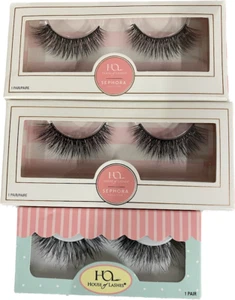 HOL Reuseable Diana Lashes from Sephora and Temptress Wispy by HOL Set of 3 NEW - Picture 1 of 2
