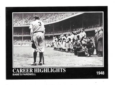 1992 Megacards Babe Ruth Collection Complete Your Set Pick From List NY Yankees - Image 1 of 3