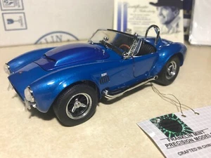1/24 Franklin Mint Blue 1966 Super Snake Shelby Cobra 427 B11E792 Shelby Signed  - Picture 1 of 12