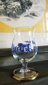 Raro 2021 China Duvel Beer Collection porcelana azul y blanco arte vidrio SIN CAJA - Imagen 1 de 2