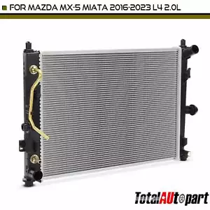 New Radiator with Transmission Oil Cooler for Mazda MX-5 Miata 2016-2023 L4 2.0L - Picture 1 of 8