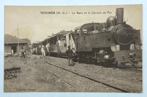 Noumea, New Caledonia Le Gare et le Chemin der Fer - Vintage Postkarte - Bild 1 von 3