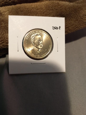 2020 P George H. W. Bush Presidential Dollar (BU) Cover