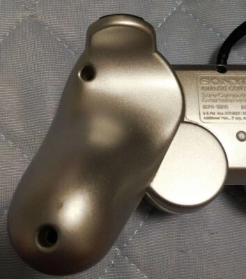 Genuine Oem Sony PS2 Dualshock 2 Controller Silver Playstation 2 Tested  - Image 1 of 4