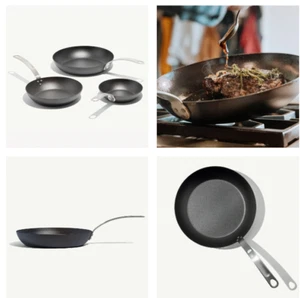 Made In Seasoned Carbon Steel Bratpfannenset 3-teiliges Set - Bild 1 von 9