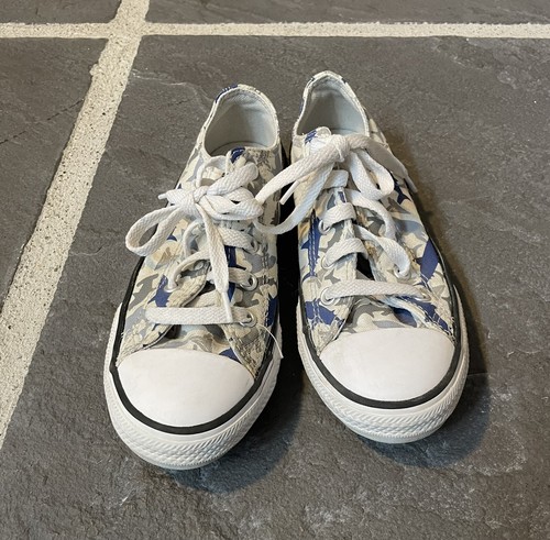 Scarpe basse Converse All Star a tema squalo bambini taglia 1