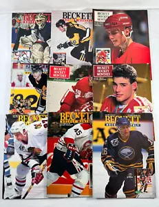 Beckett Hockey Riviste Mensili 1991-1992 Guida Prezzi Lotto di 11 - Foto 1 di 12