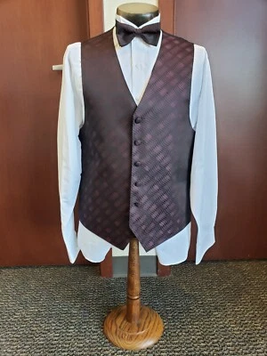 CITI-LITES Formal Vest and Bow Tie set - Six Button Full Back Vest - CL - Image 1 of 4