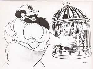 PINOCCHIO - WALT DISNEY -1940 - 20,5  x 27,5 cm - CARTOLINE - Picture 1 of 1