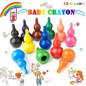 12 colores 36 unidades lápices de pintura para niños pequeños lavables seguros y no tóxicos para niños - Imagen 1 de 8