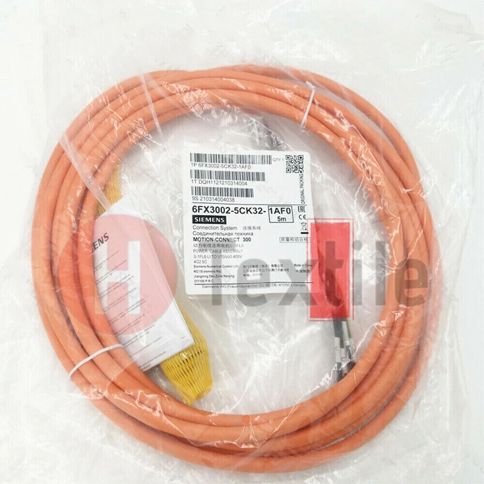 Siemens V90 6FX3002-5CK32-1AF0 Power Cable 5m 6FX3002-5CK32-1AF0 1pcs New - Image 1 of 1