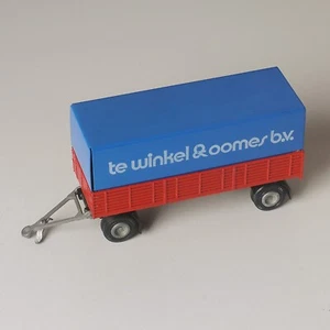 Tekno Holland, 452, nur Anhänger, Te Winkel & Oomes, ohne Box, Diecast, rot blau - Bild 1 von 24