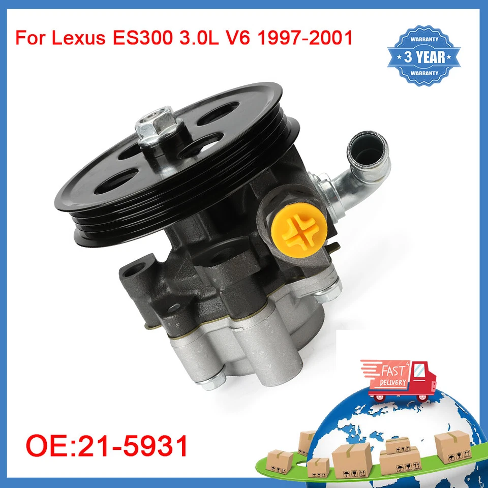 Power Steering Pump For 1997-2001 Lexus ES300 2004-2006 Lexus RX330 3.3L V6 AU - Image 1 of 4