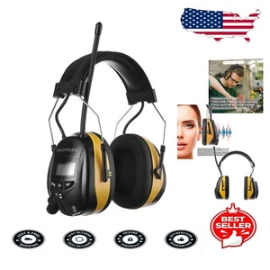 AM FM Radio Headphones with 25dB NRR - Ultimate Noise Protection & Comfort - Picture 1 of 10