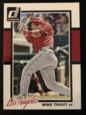 2014 Panini Donruss Mike Trout Angels Card #301 - Image 1 of 2