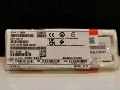 Lenovo SK Hynix PC4 3200AA 1X 32GB DDR4 2RX8 3200MHz 260pin Memoria SODIMM para Laptop