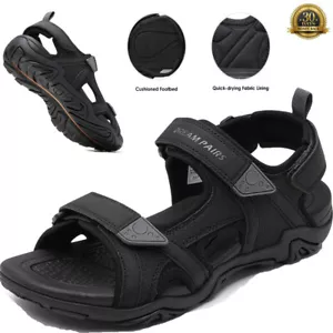 Men Athletic Sandals Beach Sandals Sport Outdoor Arch Support Sandals Shoes Size - Picture 1 of 13