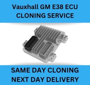 VAUXHALL GM ACDELCO E38 ECU CLONING SERVICE DATA TRANSFER 24H PLUG AND PLAY - Picture 1 of 1
