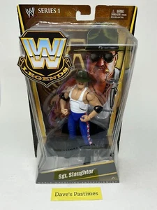 WWE Mattel Elite Legends Sgt. Figura de lucha libre Slaughter serie 1 JW - Imagen 1 de 14