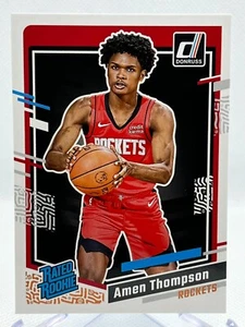 Amen Thompson RC 2023-24 Panini Donruss Basketball #206 RATED ROOKIE - Bild 1 von 2
