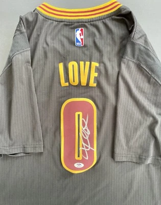 Kevin Love Signed Autographed Cleveland Cavaliers Black Sleeved Jersey Psa/Dna - Image 1 of 4