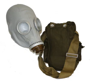 USSR Grey Gas Mask GP5 with stylish army bag Soviet Russian Vintage authentic - Picture 1 of 5