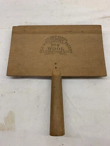 Sehr schöne alte Vintage Whittemore No 9 Wollkarte L.S. Watson & Co. - Bild 1 von 8