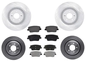 For Hyundai Kona N 2022 2023 Turbo Front Rear Disc Brake Rotors Brake Pads - Picture 1 of 6