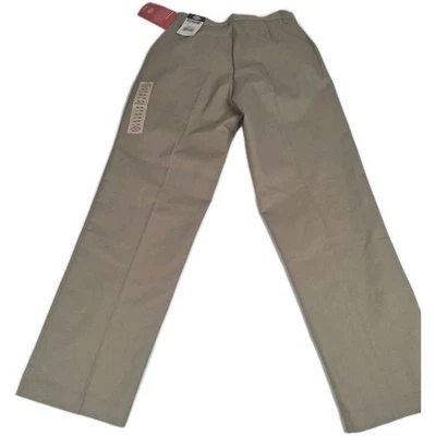 NUEVO Pantalones Dickies Niños 18 Liberación de Manchas Reg Frente Plano 28 1/2×29 Caqui  Foto 1 de 4