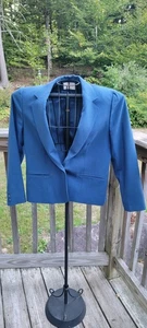 Vintage Pendleton klassischer Damenblazer aus 100 % reiner Schurwolle blau Größe 12 USA - Bild 1 von 15