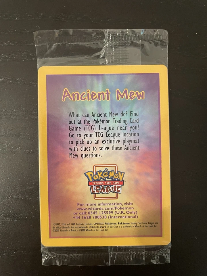 🔥Pokémon Karte•Ancient Mew Holo•Movie Promo 2000•OVP sealed•ENG•NM/MINT•PSA🔥 - Bild 1 von 2