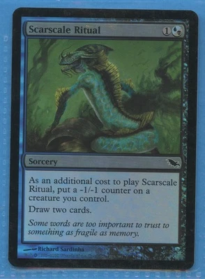 MTG: Shadowmoor: Scarscale Ritual: FOIL - Image 1 of 2