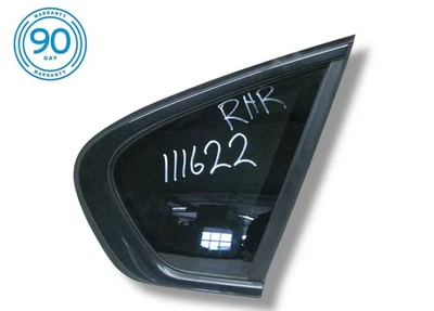 08-14 BMW E71 X6 M CUARTO VENTANA CRISTAL NEGRO MOLDURA OEM TRASERO DERECHO 111622 Foto 1 de 4