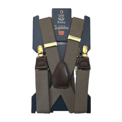 Tirantes de muesca superior Wembley para hombre S-XL caqui talla única - nuevos Foto 1 de 2