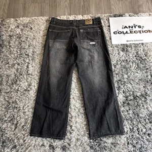 Jeans vintage Avirex denim uomo taglia 42x34 SouthPole larghi hip hop Y2K anni 90 HTF - Foto 1 di 10