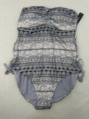 Traje de baño Ambrielle XL de una pieza sin tirantes para mujer nuevo con etiqueta nuevo con etiquetas Foto 1 de 3