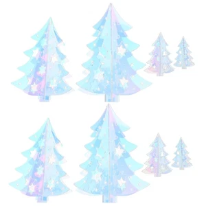  8 Pcs Acrylic Holiday Tree Decoration Christmas Table Centerpieces - Picture 1 of 18