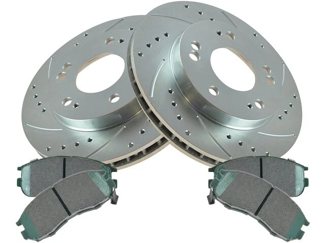 Front Brake Pad and Rotor Kit For 1990-1999 Mitsubishi Eclipse 1991 1992 TP294PG Foto 1 de 1