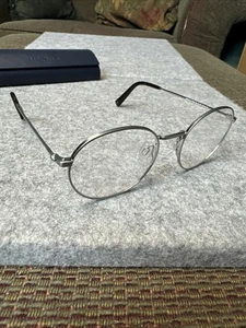 Warby Parker Simon 2155 Silber Rund Brille 50-19 145 NUR GESTELL GEBRAUCHT - Bild 1 von 9