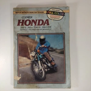 Clymer M322 Honda 250 & 350 Twins 1964–1974 Service Manual |  Readable, Stained - Picture 1 of 9