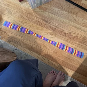 Vintage 1980’s 100% Silk Tie/ Hair Bow Oscar de la Renta 42” - Bild 1 von 6