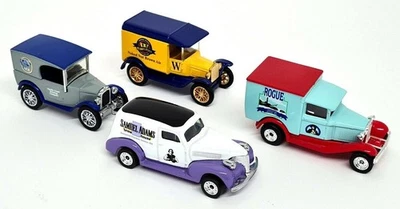 Matchbox - The Great American Micro Breweries 4x Delivery Vans Model Car Set S1 - Image 1 of 4